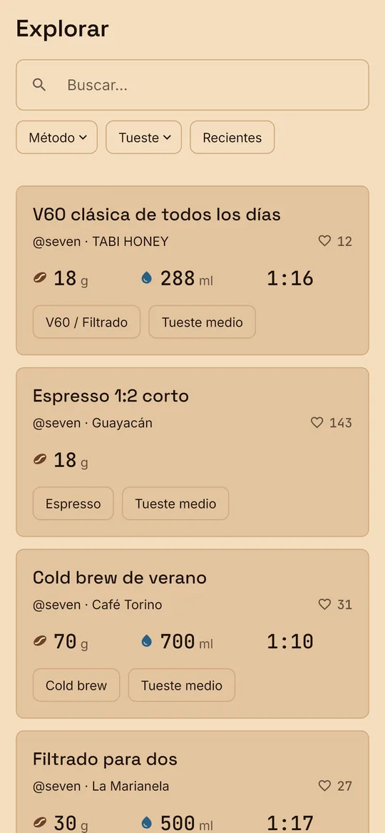 Buscá por tu equipo, no por el nombre de la receta